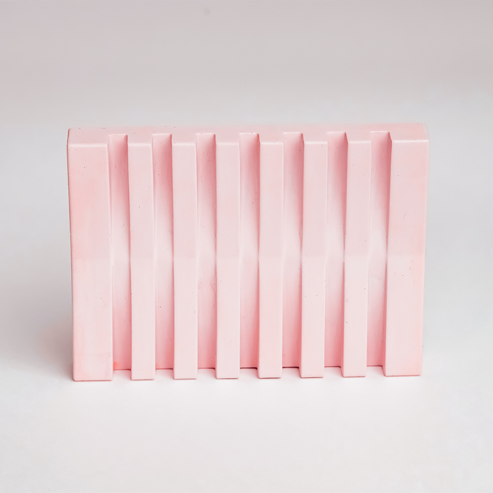 Бетонная подставка-сушилка Розовая дымка