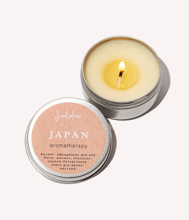 Массажная свеча «Япония» афродизиак для нее 50ml