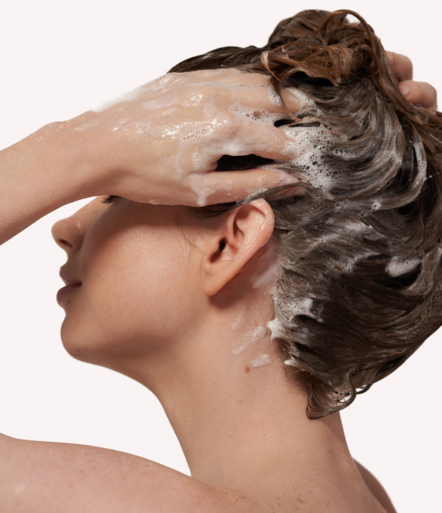 Твёрдый шампунь для объёма и восстановления волос